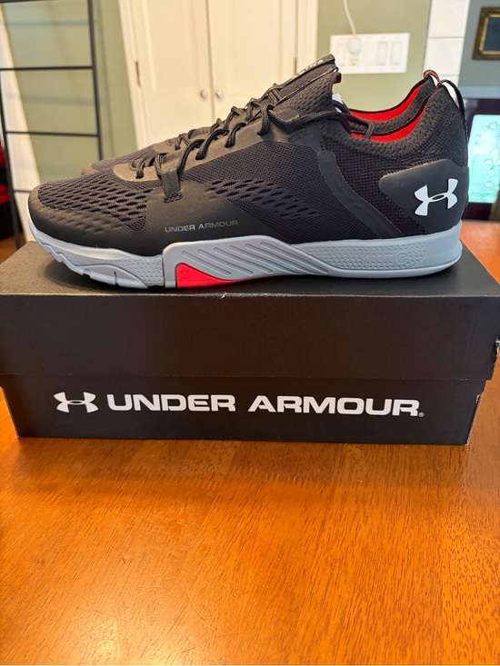 Under Armour Other - Under Armour Men’s Black and Red Training Shoes NWB Tribase Reign 2